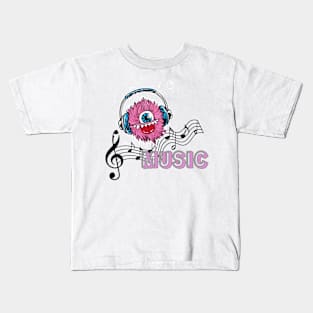 Cartoon music Kids T-Shirt